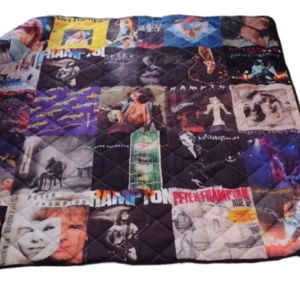 New Peter Frampton Full Size quilted bedspread Handmade Blanket